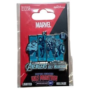 Marvel Avengers Super Heroes Half Marathon Pin